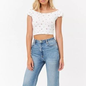Forever 21 + off the shoulder top size 0X